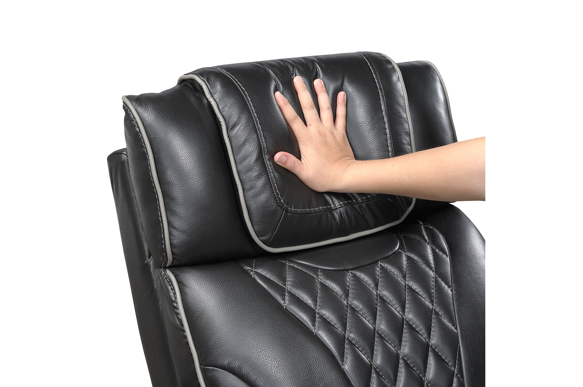 8449BK Apex Black Power Reclining Sofa Set
