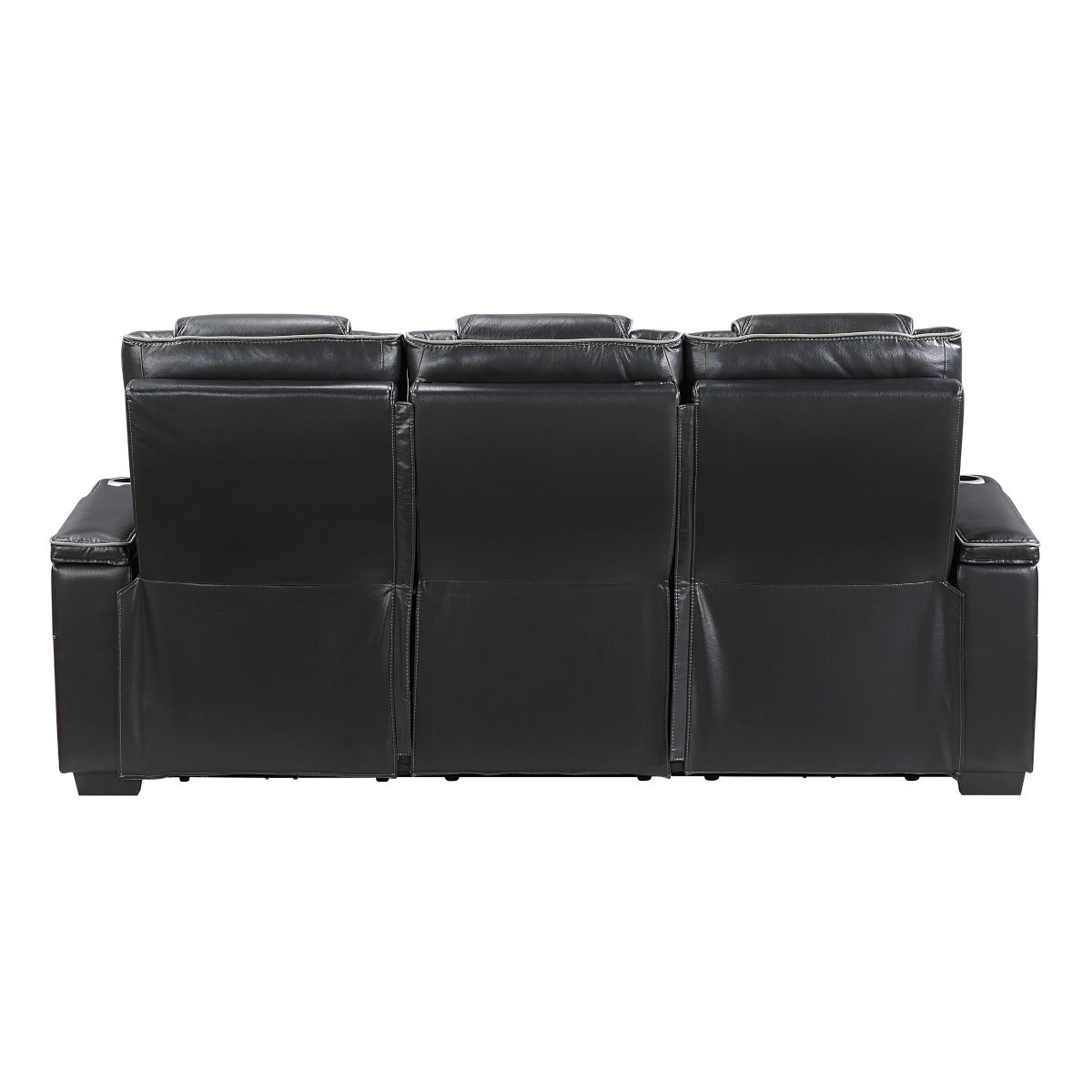 8449BK Apex Black Power Reclining Sofa Set