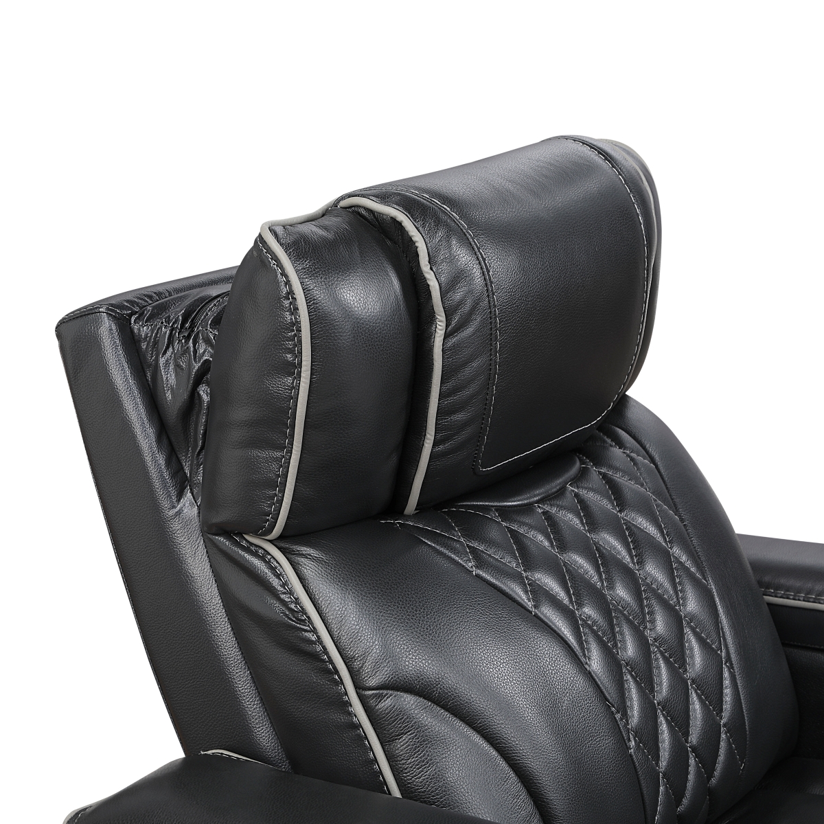 8449BK Apex Black Power Reclining Sofa Set