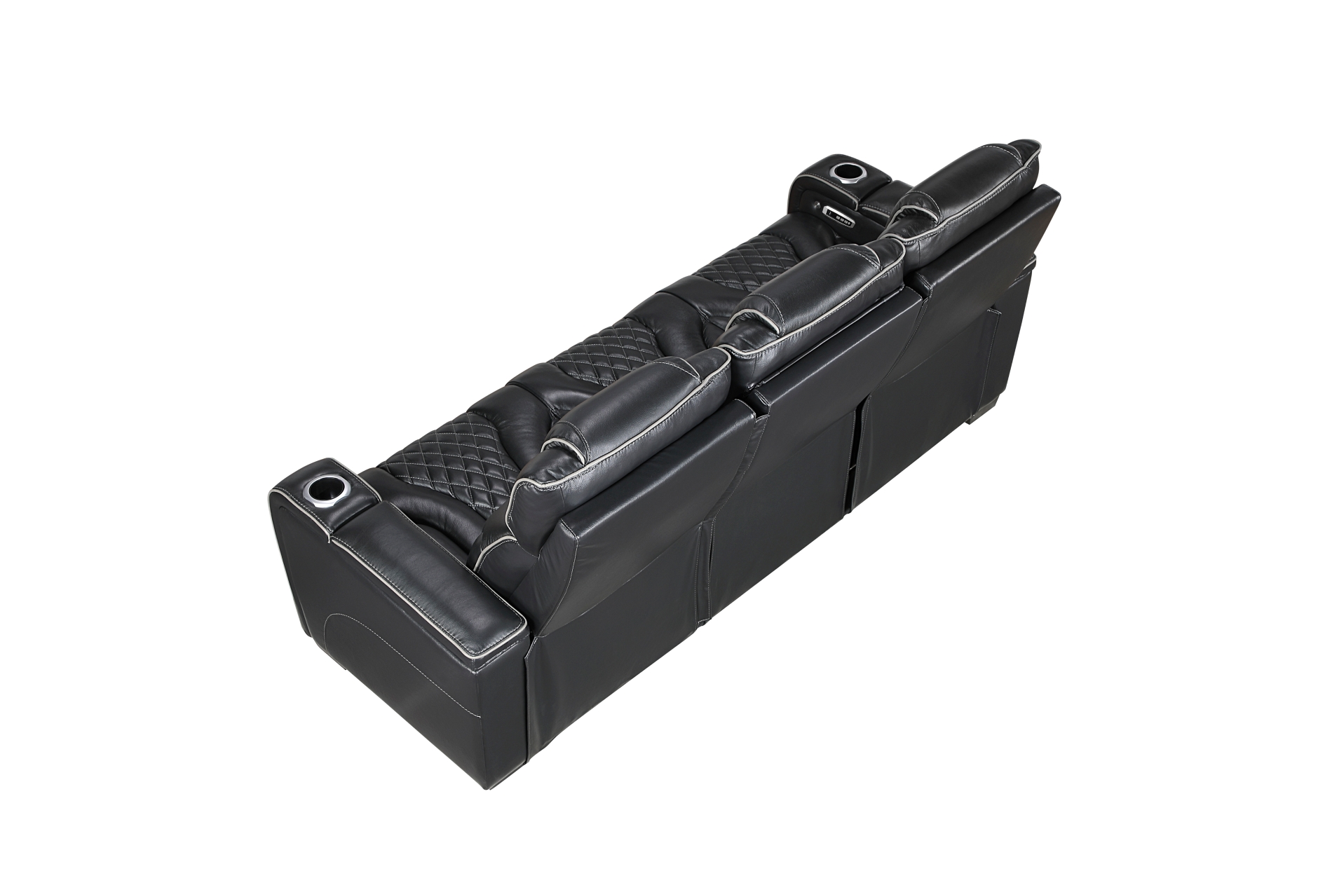 8449BK Apex Black Power Reclining Sofa Set