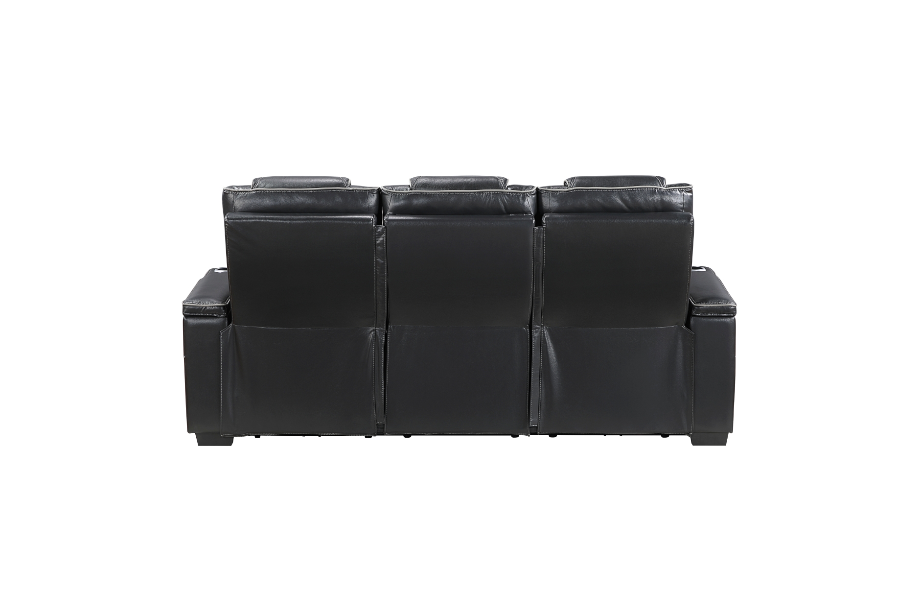8449BK Apex Black Power Reclining Sofa Set