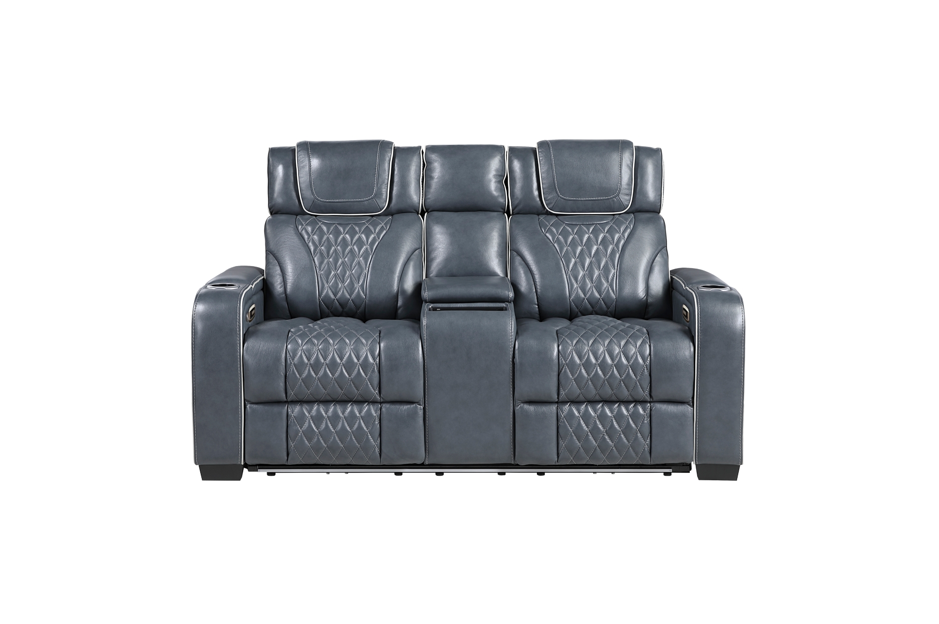 8449BU Apex Blue Power Reclining Sofa Set