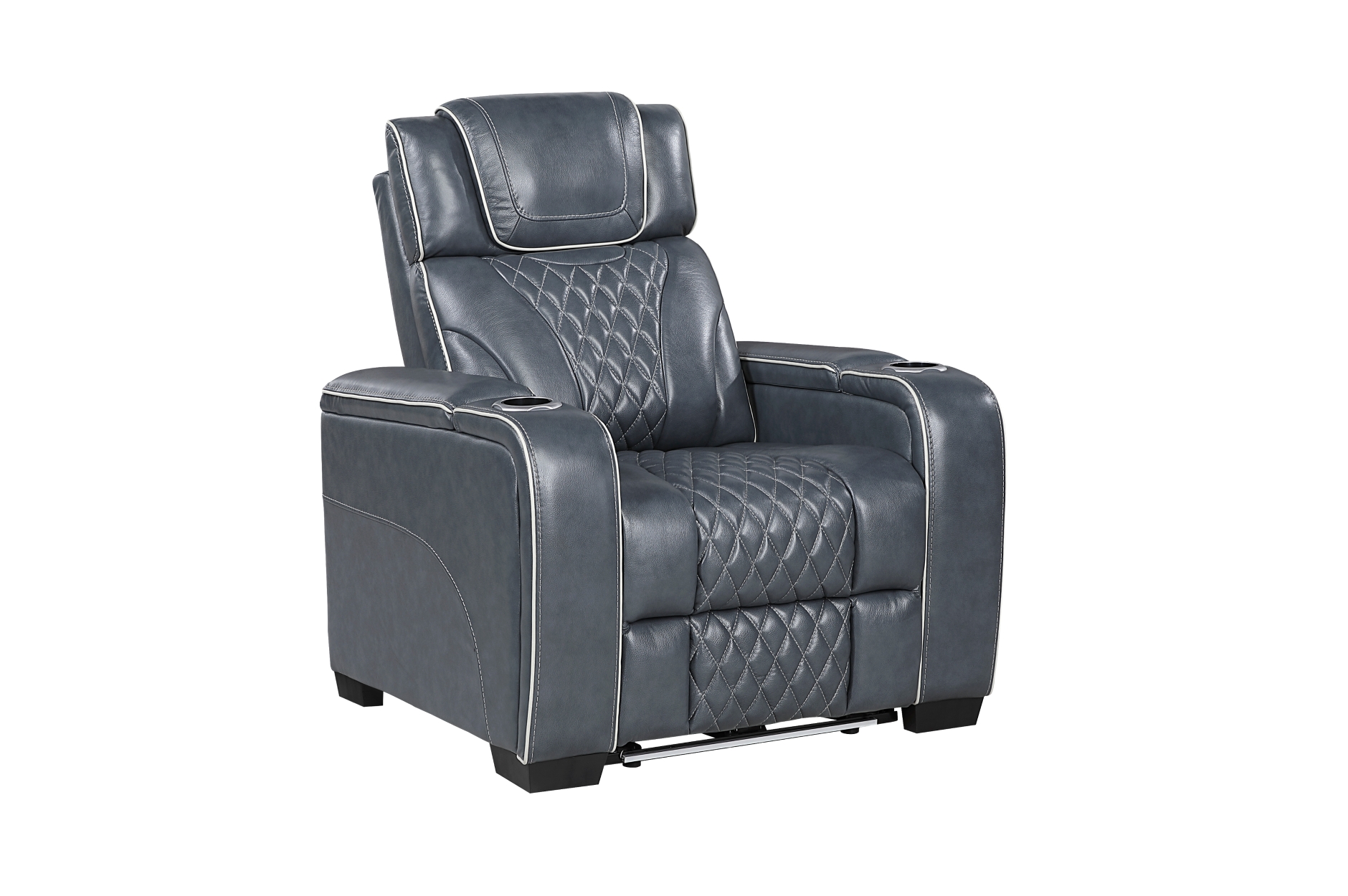 8449BU Apex Blue Power Reclining Sofa Set