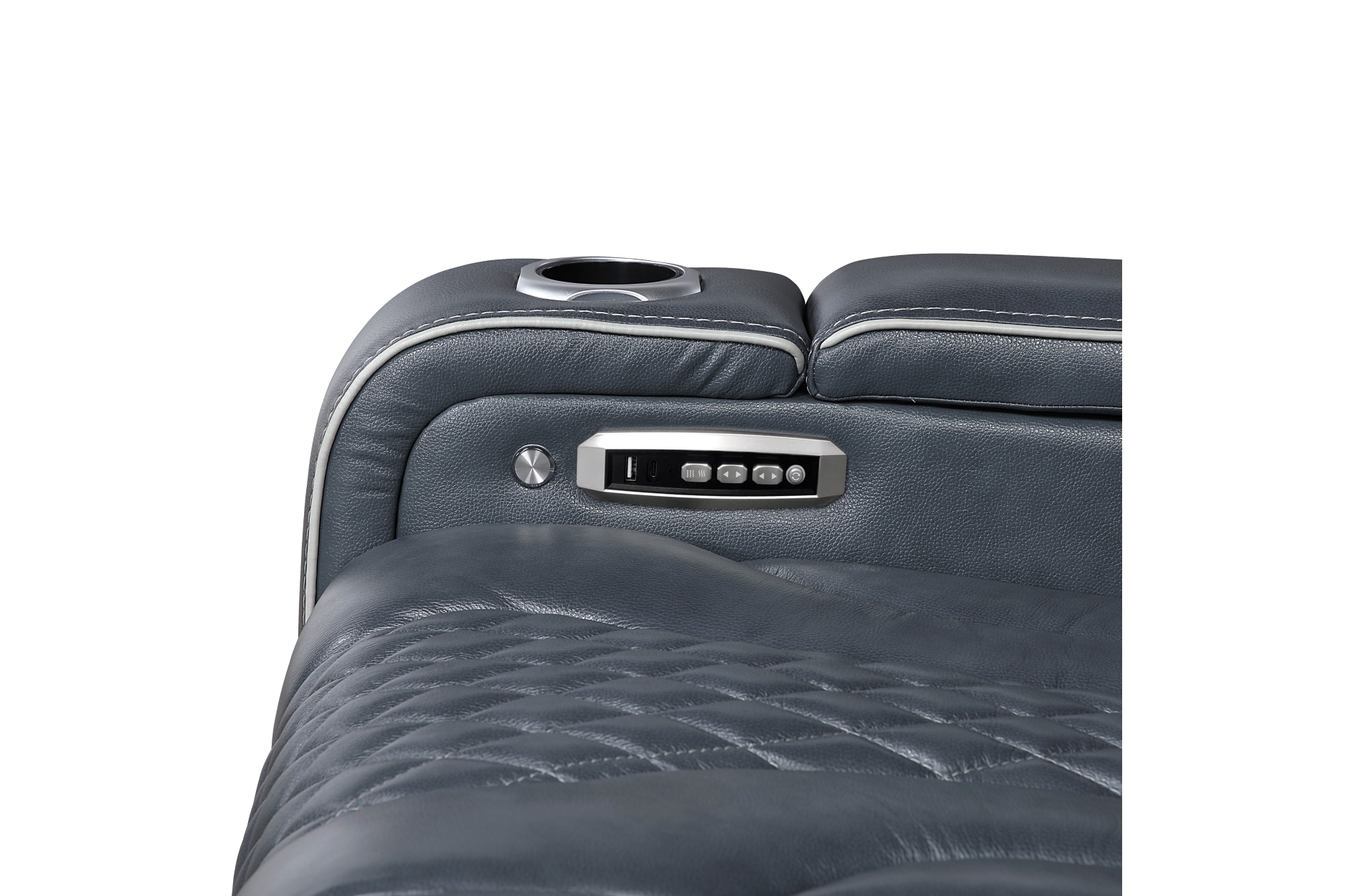 8449BU Apex Blue Power Reclining Sofa Set