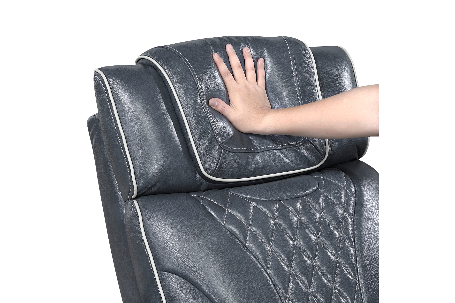 8449BU Apex Blue Power Reclining Sofa Set