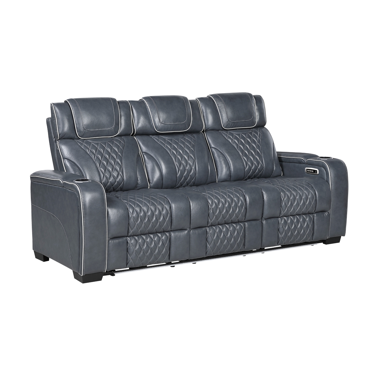 8449BU Apex Blue Power Reclining Sofa Set
