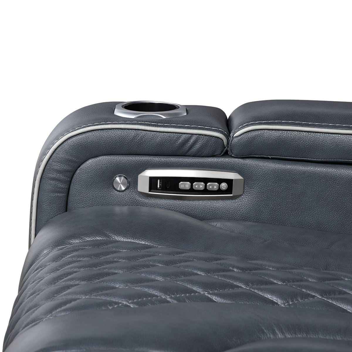 8449BU Apex Blue Power Reclining Sofa Set