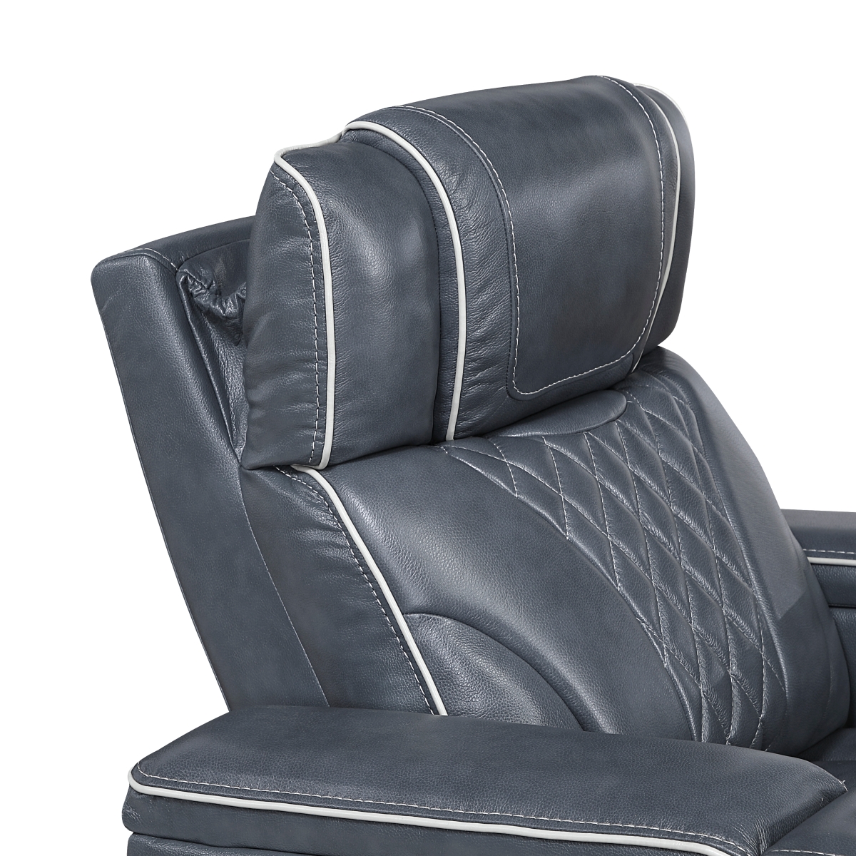 8449BU Apex Blue Power Reclining Sofa Set