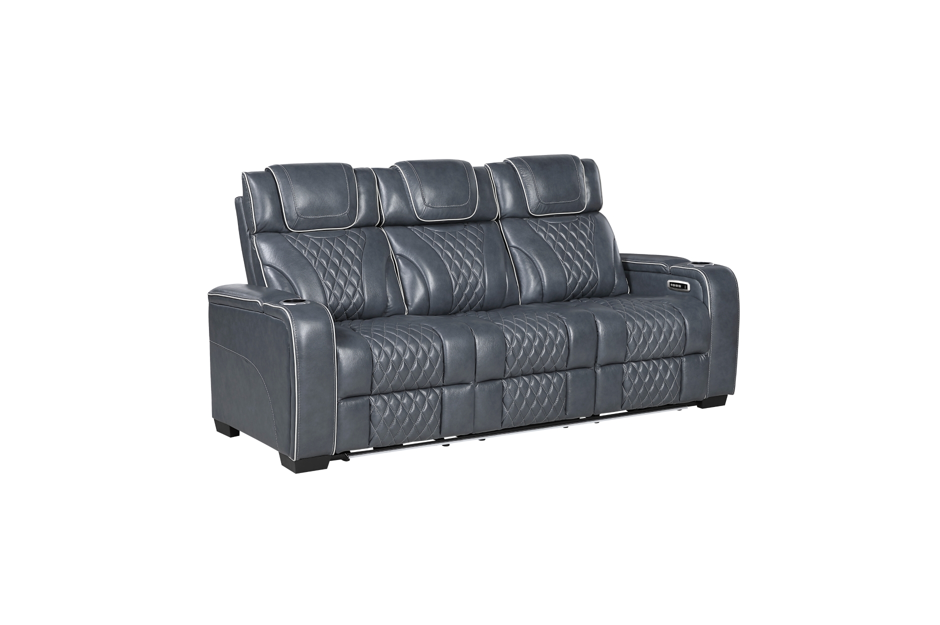 8449BU Apex Blue Power Reclining Sofa Set