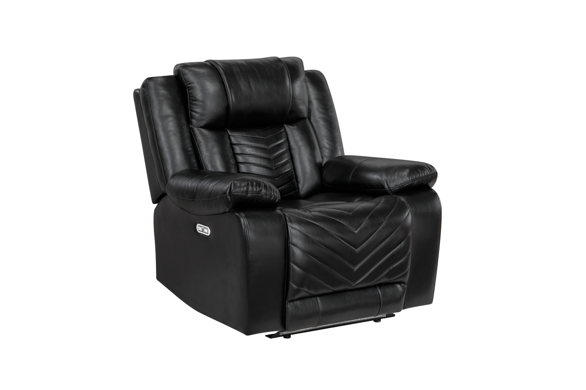 8457BLK Huron Black Power Reclining Sofa Set