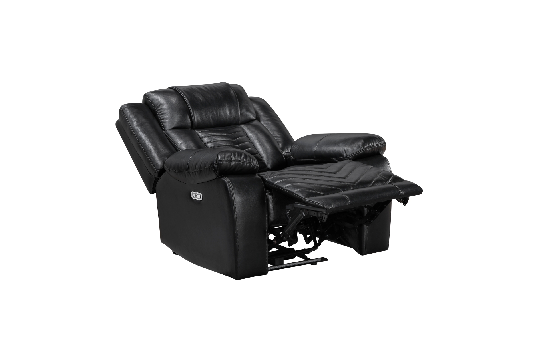 8457BLK Huron Black Power Reclining Sofa Set
