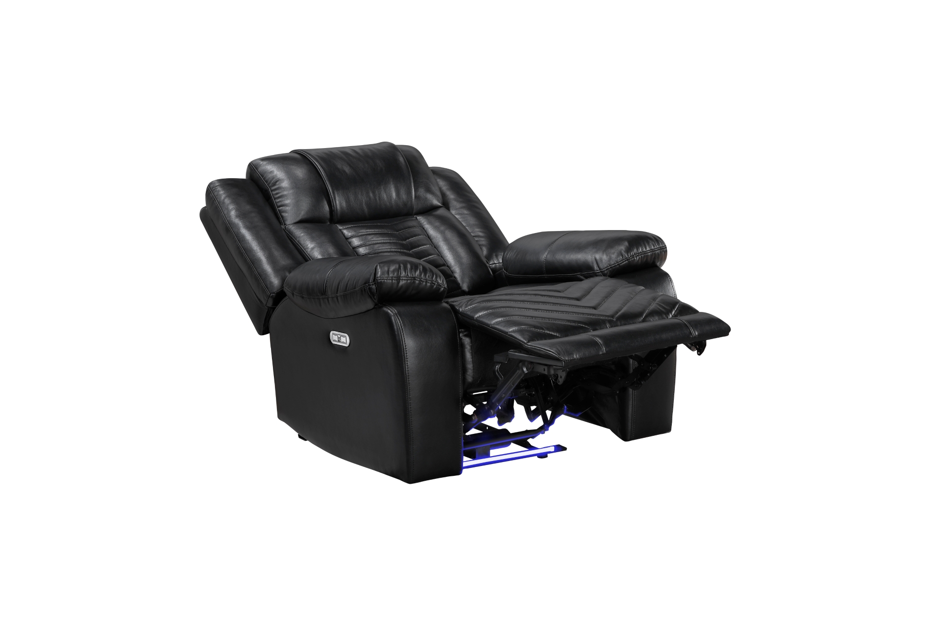 8457BLK Huron Black Power Reclining Sofa Set