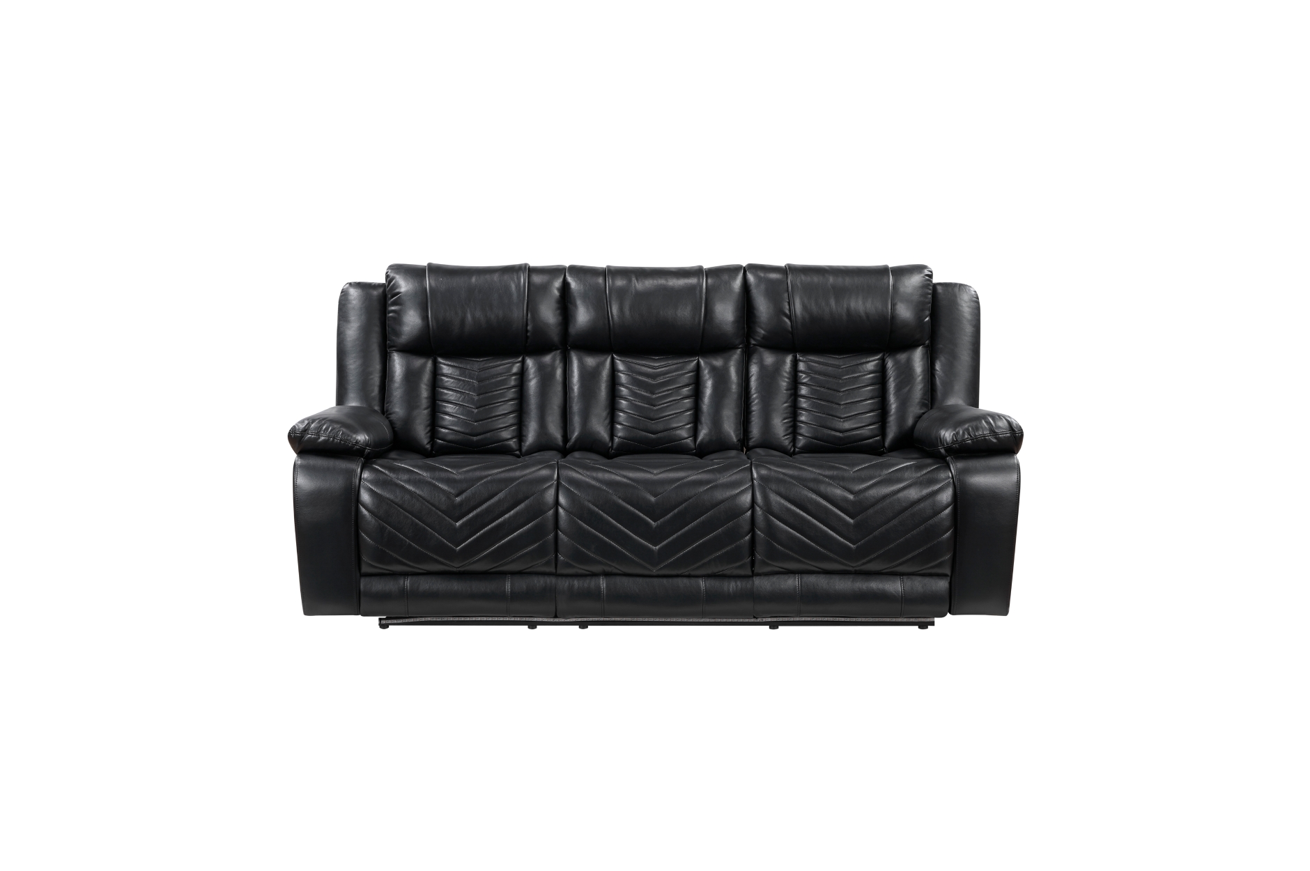 8457BLK Huron Black Power Reclining Sofa Set