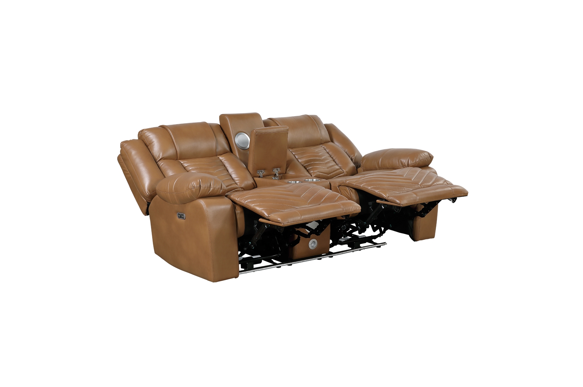 8457BRW Huron Brown Power Reclining Sofa Set