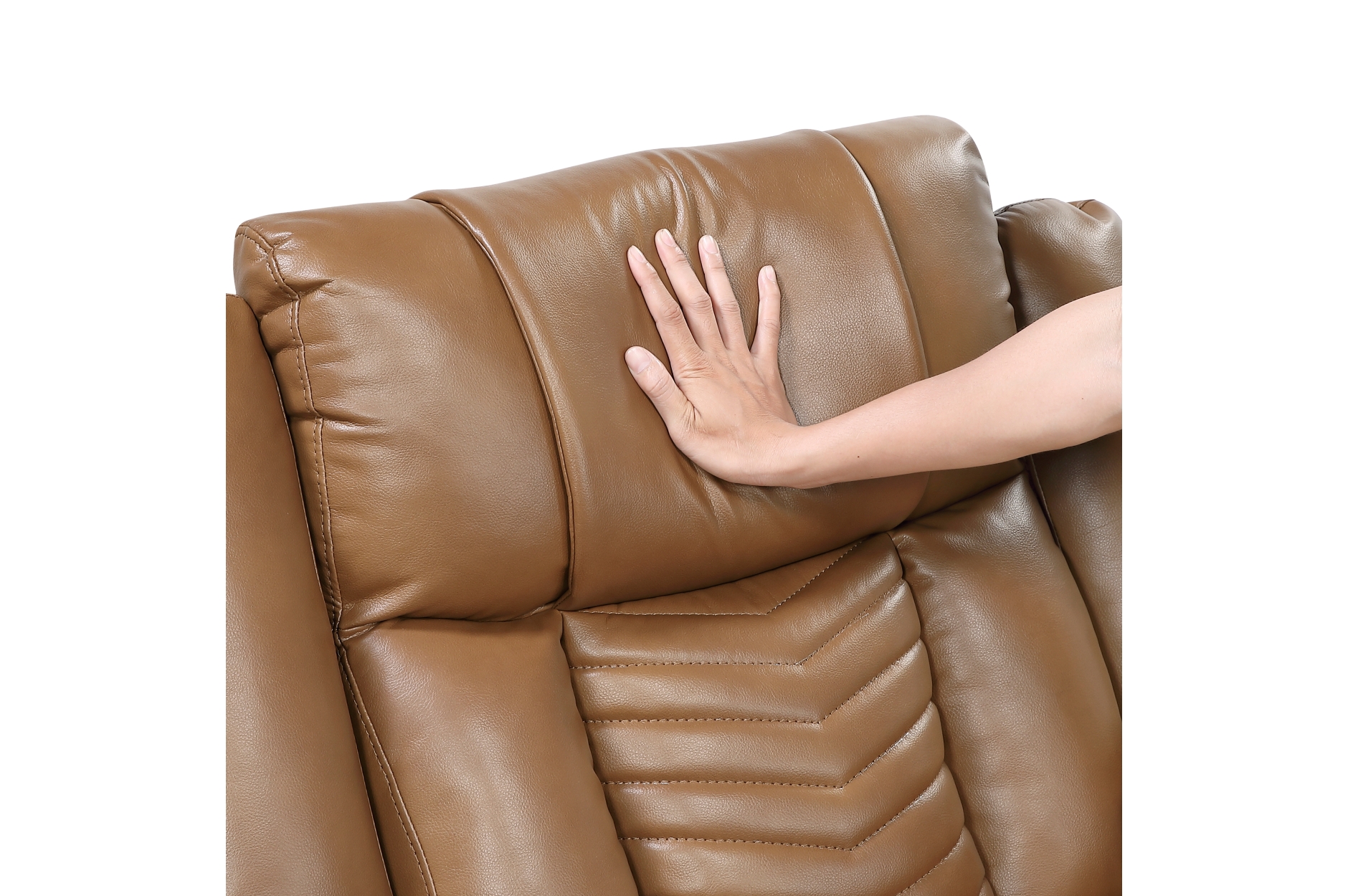 8457BRW Huron Brown Power Reclining Sofa Set
