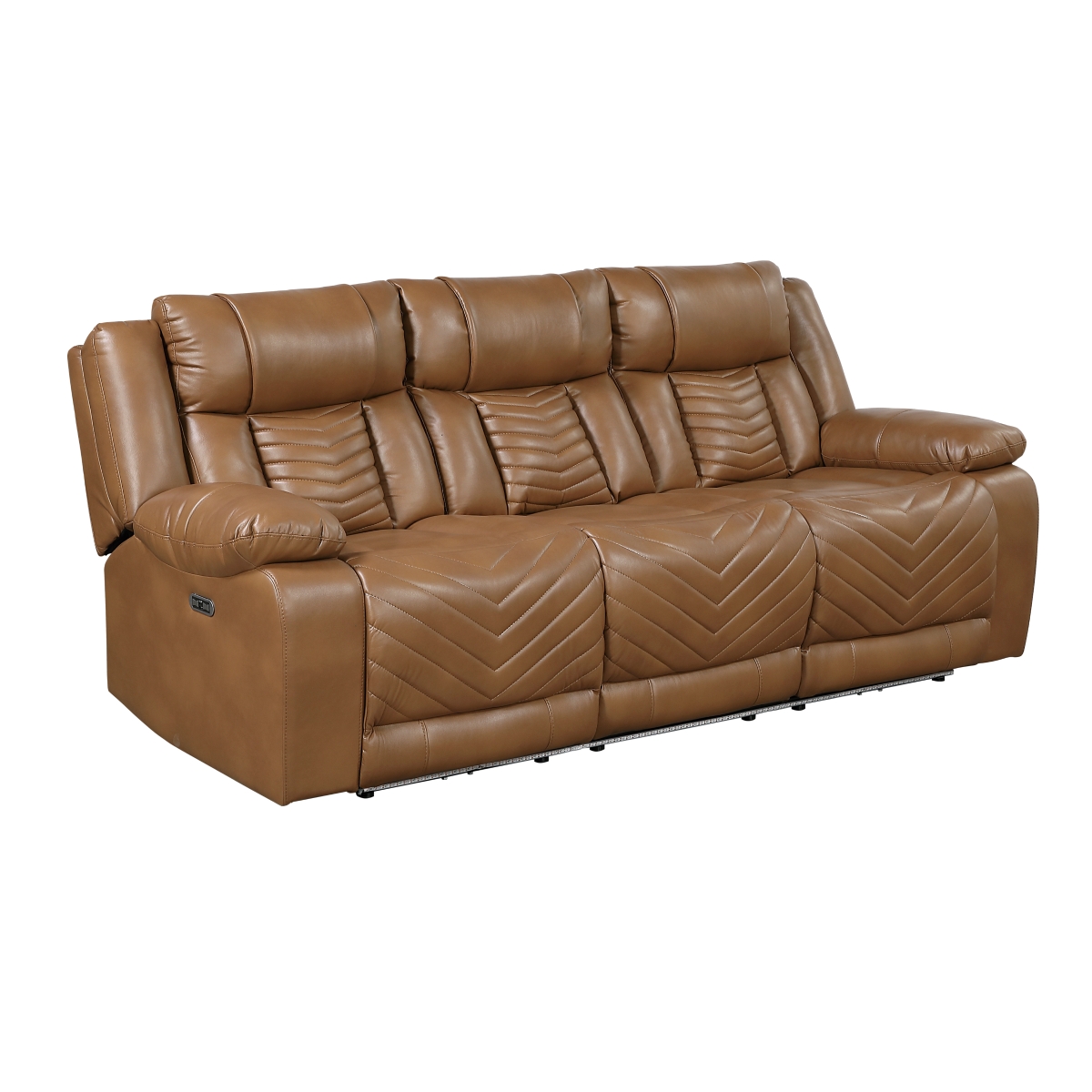 8457BRW Huron Brown Power Reclining Sofa Set