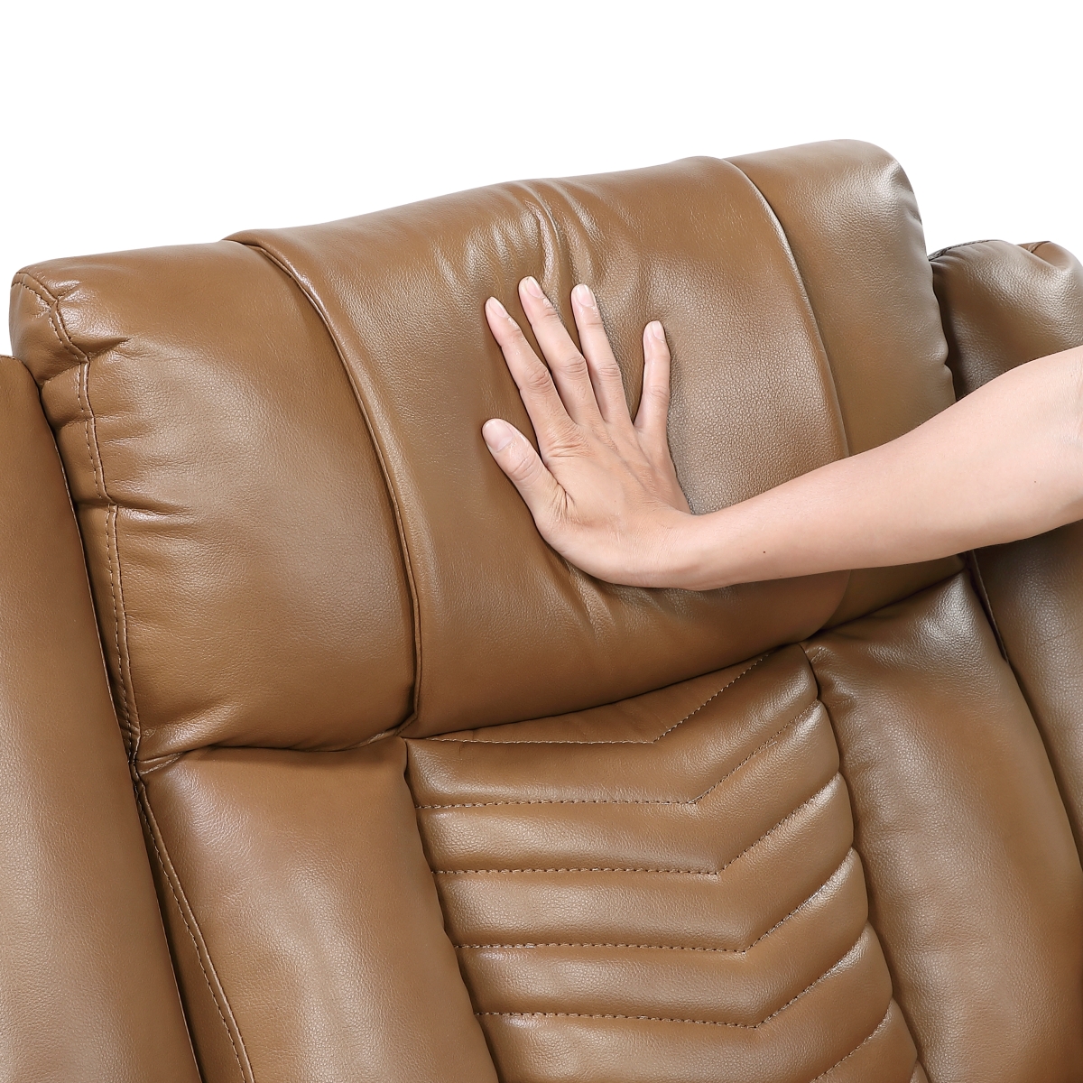 8457BRW Huron Brown Power Reclining Sofa Set