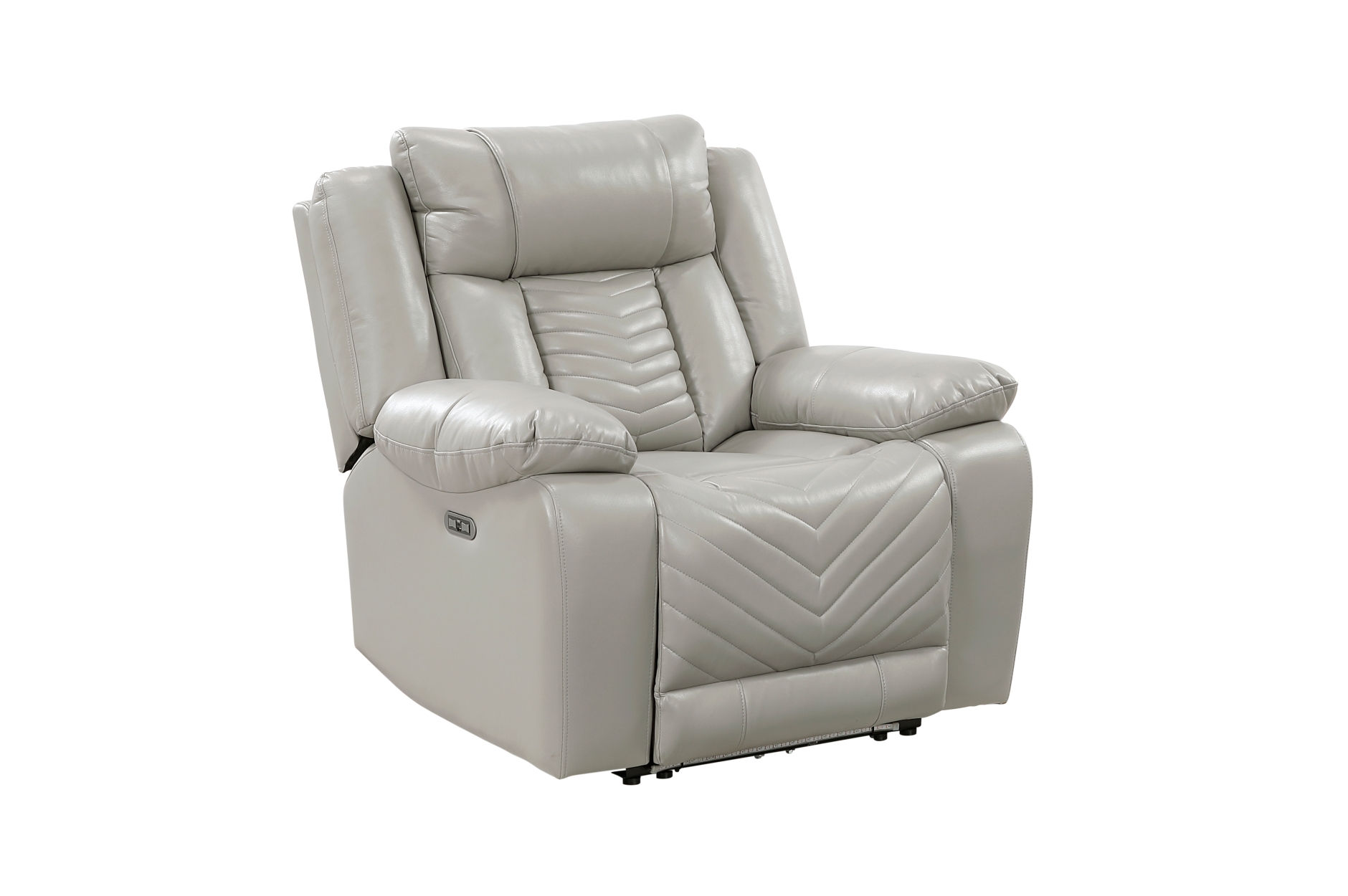 8457GRY Huron Gray Power Reclining Sofa Set