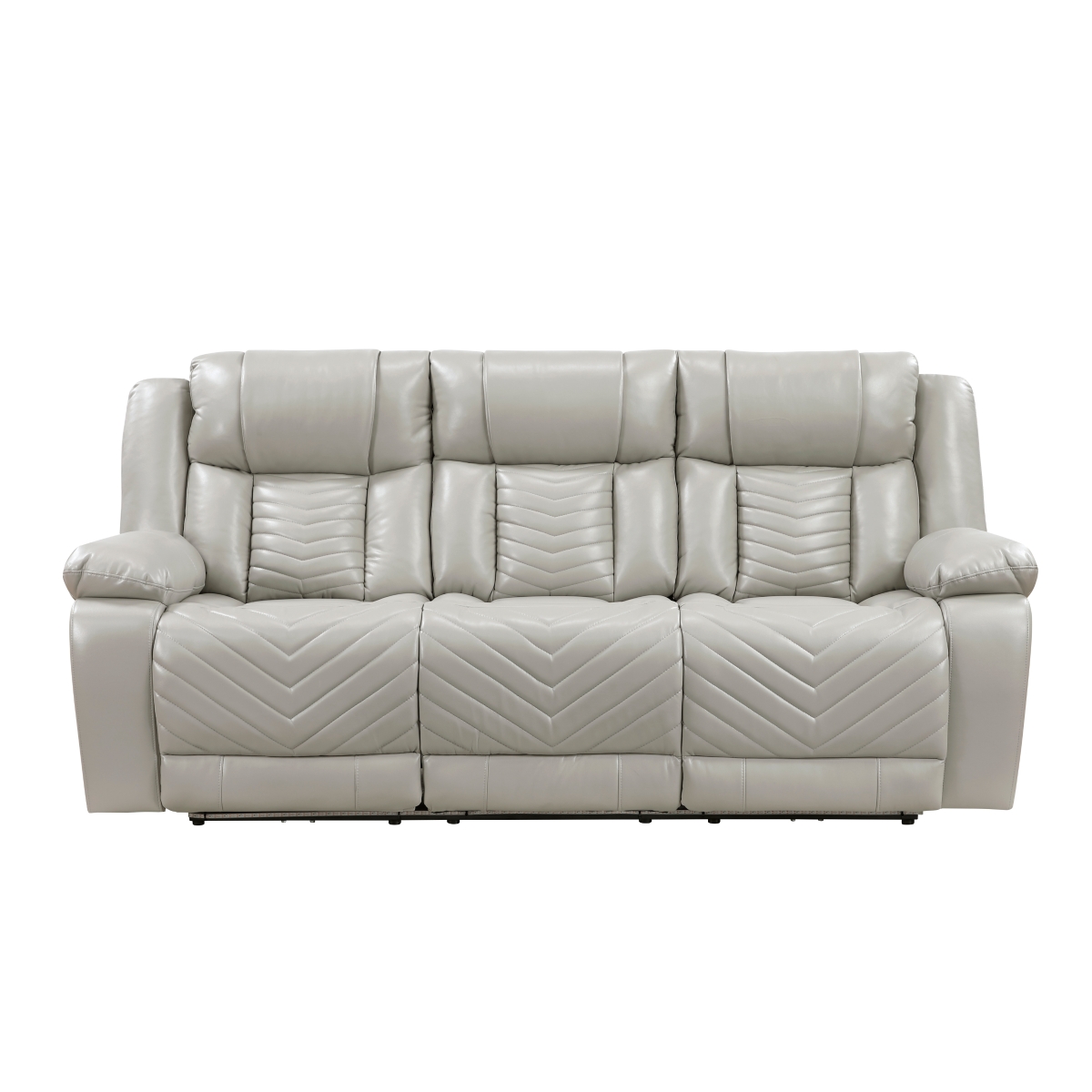 8457GRY Huron Gray Power Reclining Sofa Set