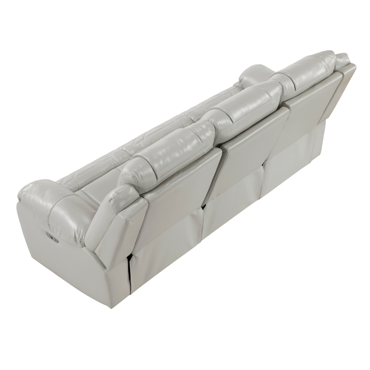 8457GRY Huron Gray Power Reclining Sofa Set