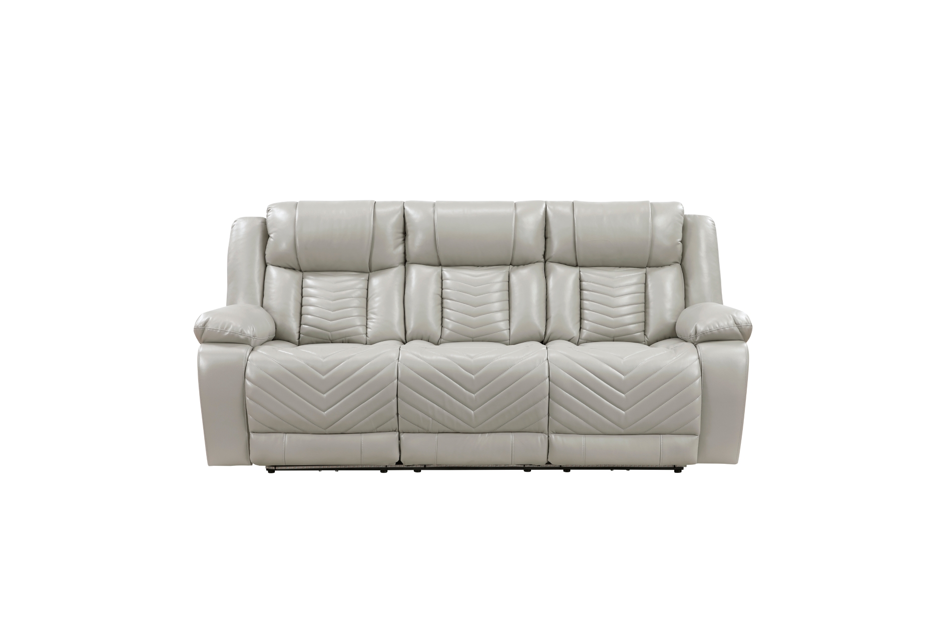 8457GRY Huron Gray Power Reclining Sofa Set