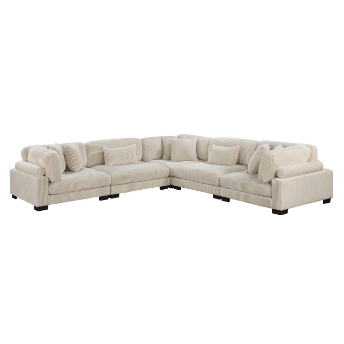 8555BE*2AC3CR Traverse Beige 5-Piece Modular Sectional