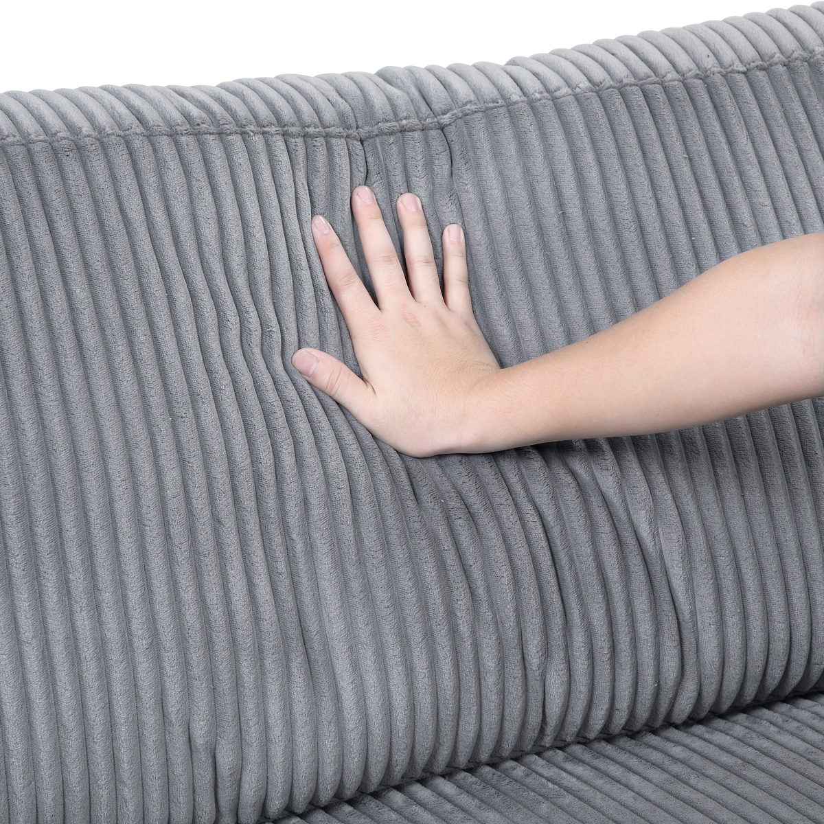 8555GY-3* Traverse Gray Sofa