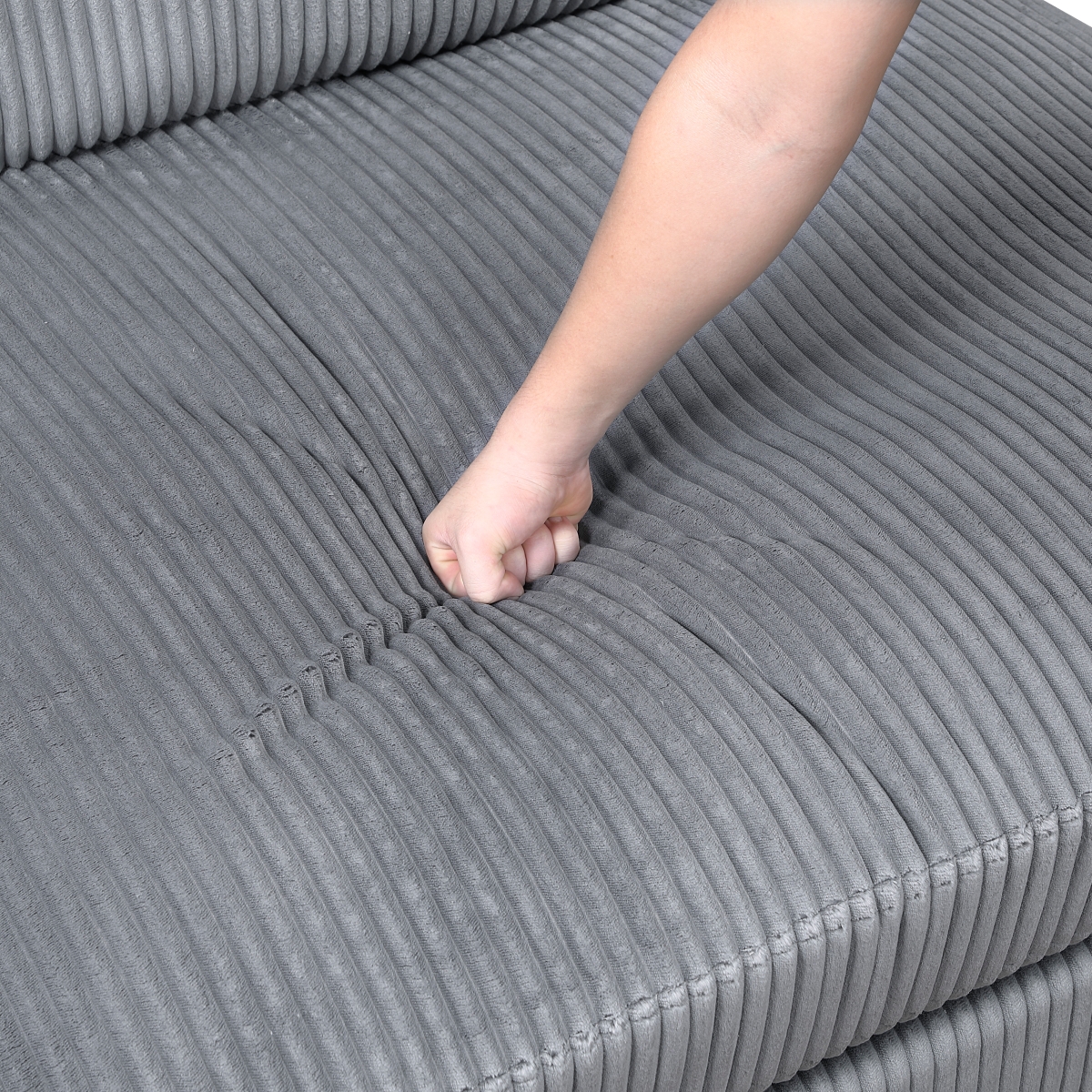 8555GY-3* Traverse Gray Sofa