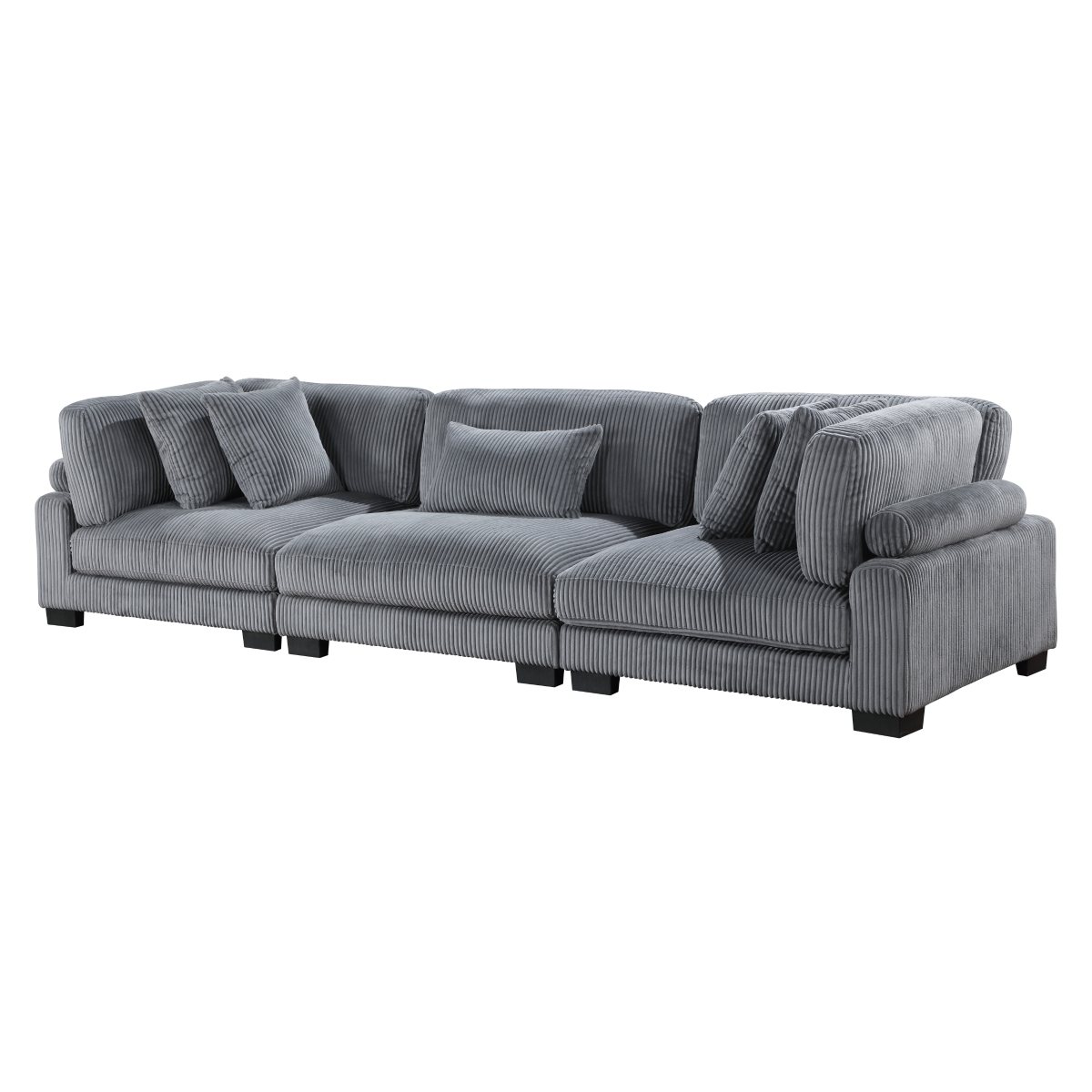 8555GY-3* Traverse Gray Sofa