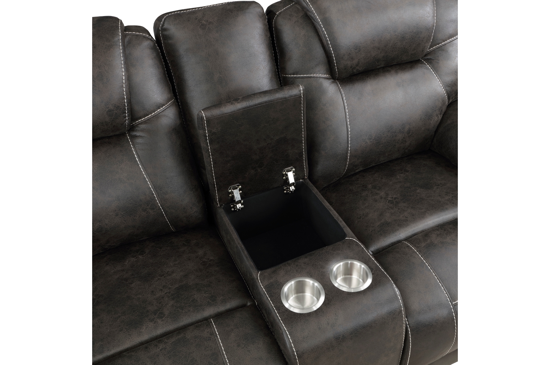 8560PM Gainesville Chocolate Reclining Sofa Set