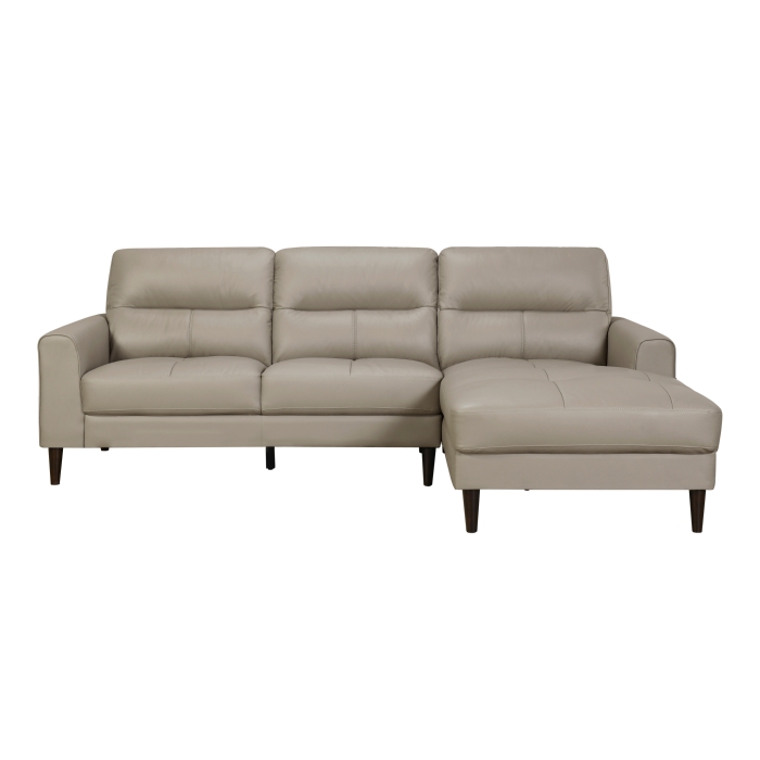 8566LTE*SC Lewes Latte 2-Piece Sectional with Right Chaise