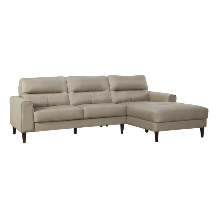 8566LTE*SC Lewes Latte 2-Piece Sectional with Right Chaise
