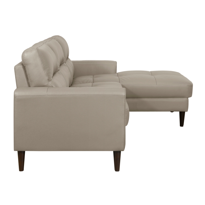 8566LTE*SC Lewes Latte 2-Piece Sectional with Right Chaise