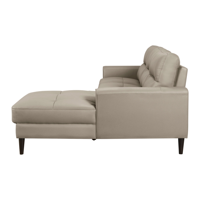 8566LTE*SC Lewes Latte 2-Piece Sectional with Right Chaise
