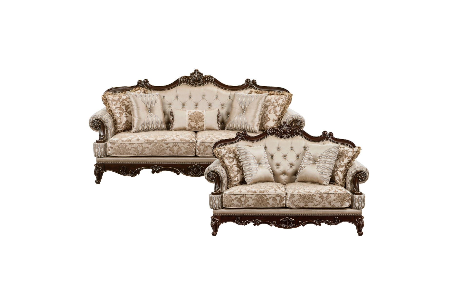 8570 Balthasar Brown Sofa Set