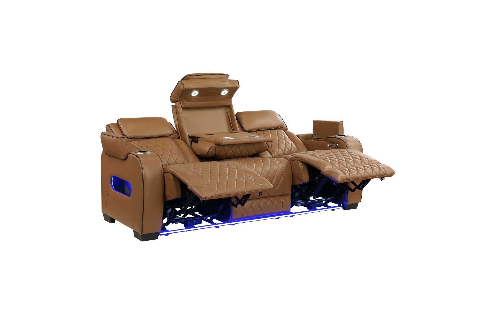 9516BRW Fairway Brown Power Reclining Sofa Set