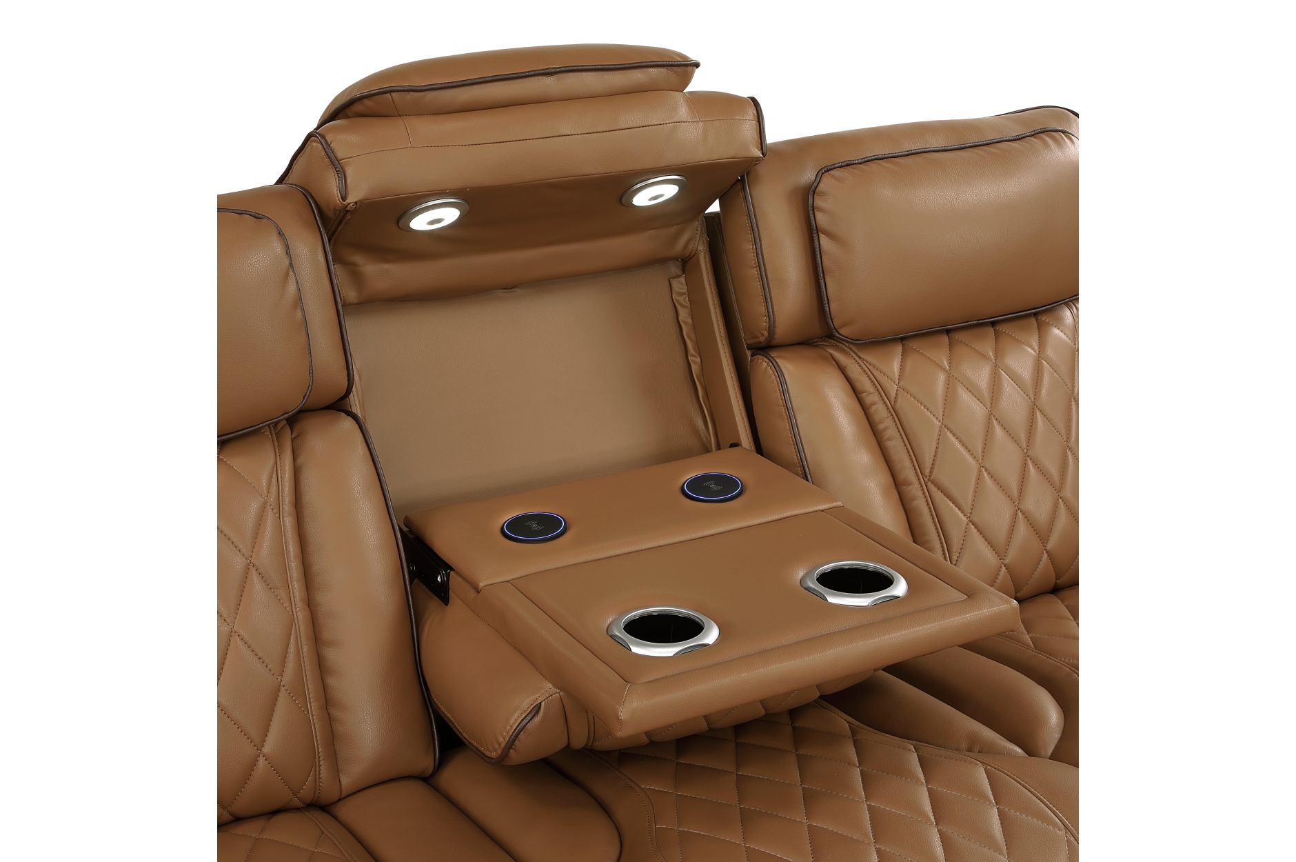 9516BRW Fairway Brown Power Reclining Sofa Set