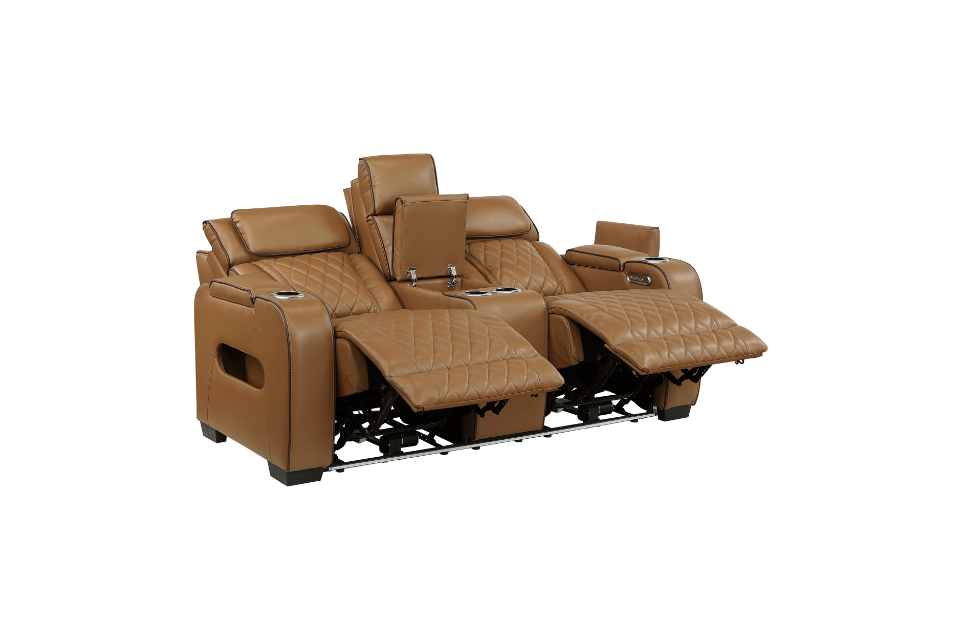 9516BRW Fairway Brown Power Reclining Sofa Set