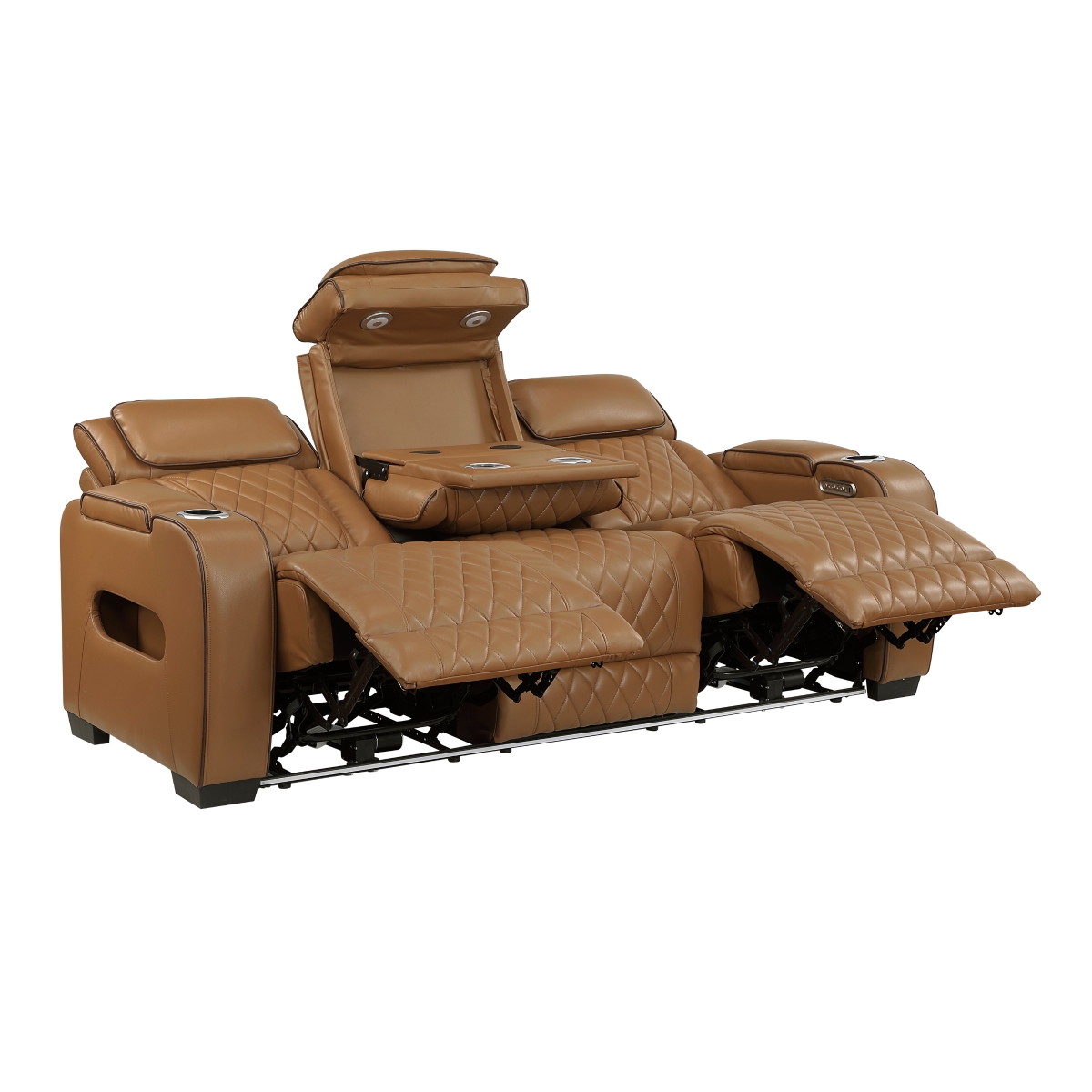 9516BRW Fairway Brown Power Reclining Sofa Set