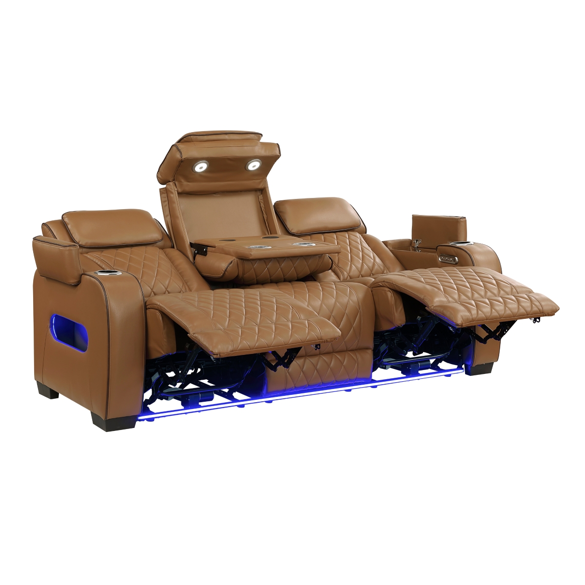 9516BRW Fairway Brown Power Reclining Sofa Set