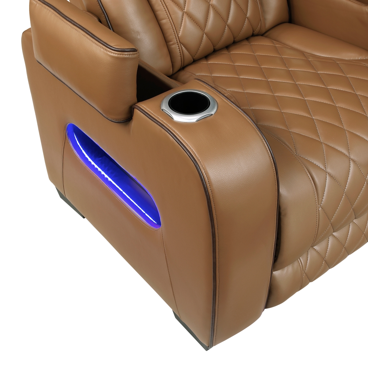 9516BRW Fairway Brown Power Reclining Sofa Set