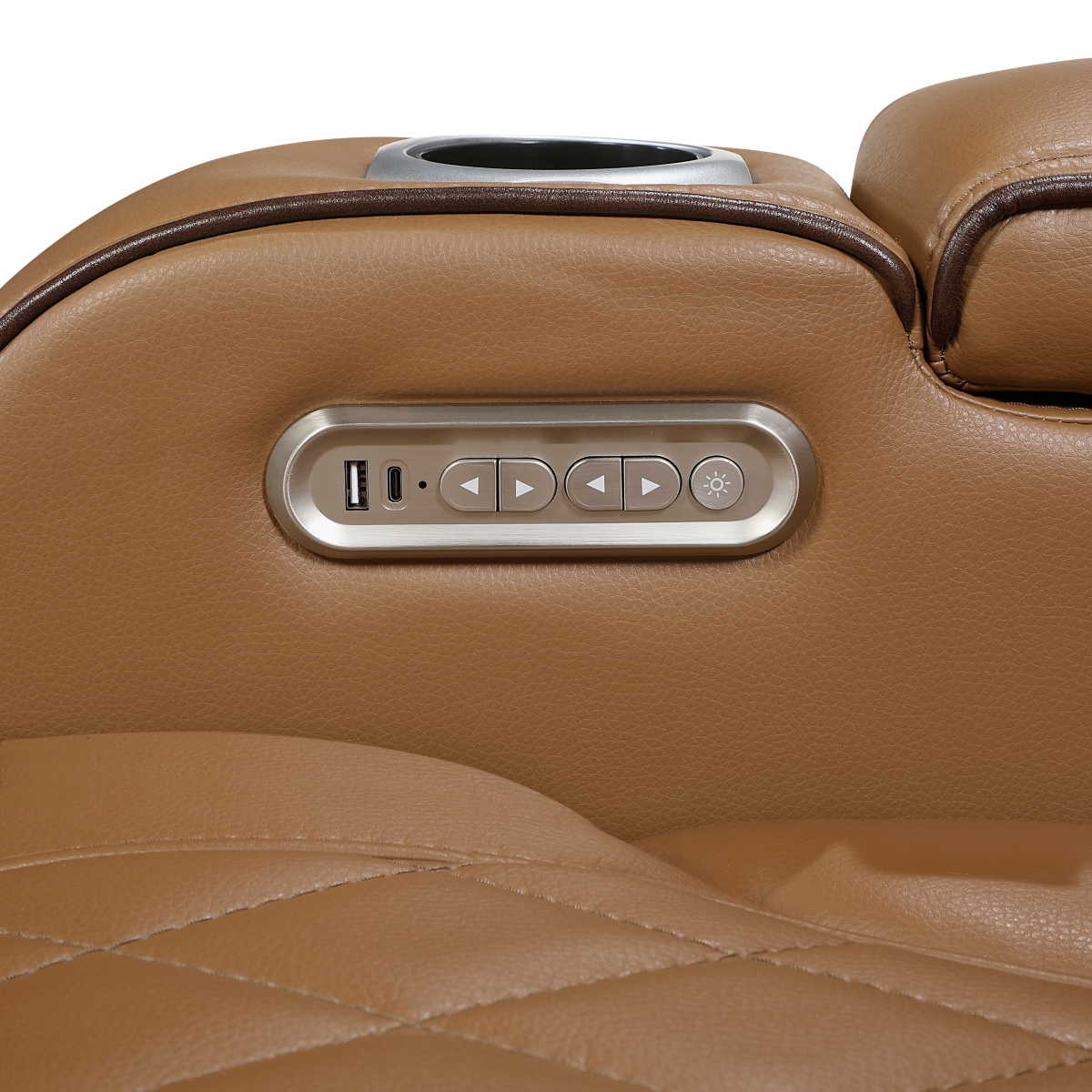 9516BRW Fairway Brown Power Reclining Sofa Set