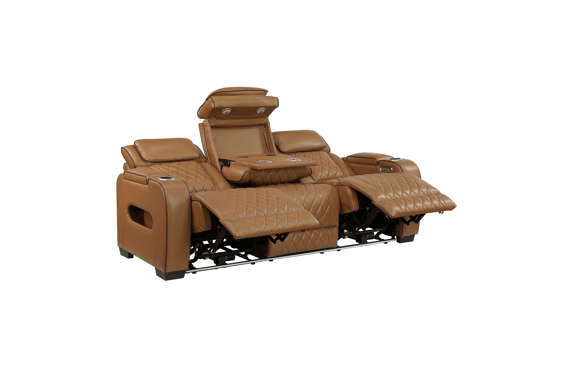 9516BRW Fairway Brown Power Reclining Sofa Set