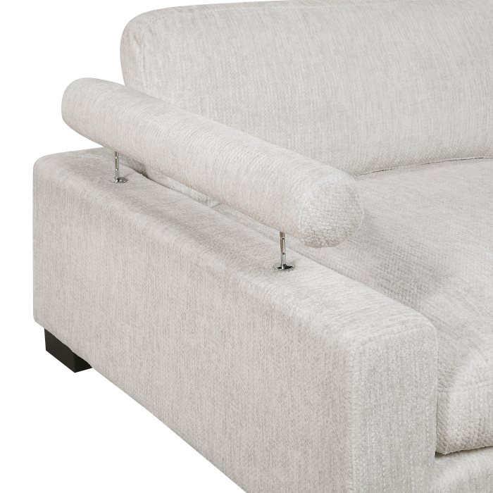 9555BEG*84CR4AC Tinley Beige 8-Piece Modular Sectional