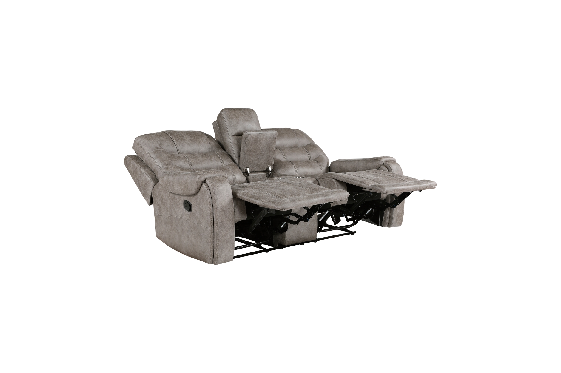 9634GBR Oberon Grayish Brown Reclining Sofa Set
