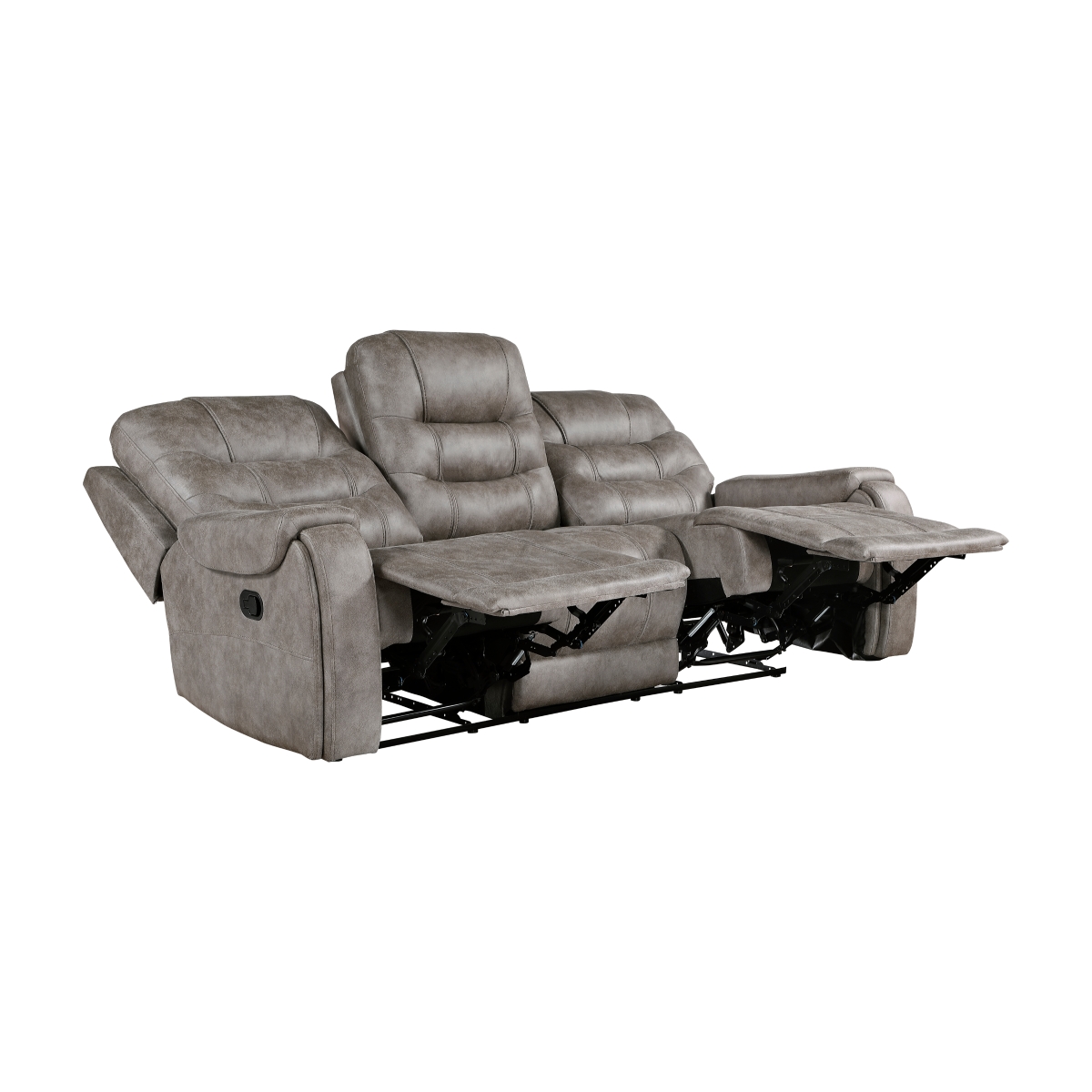 9634GBR Oberon Grayish Brown Reclining Sofa Set