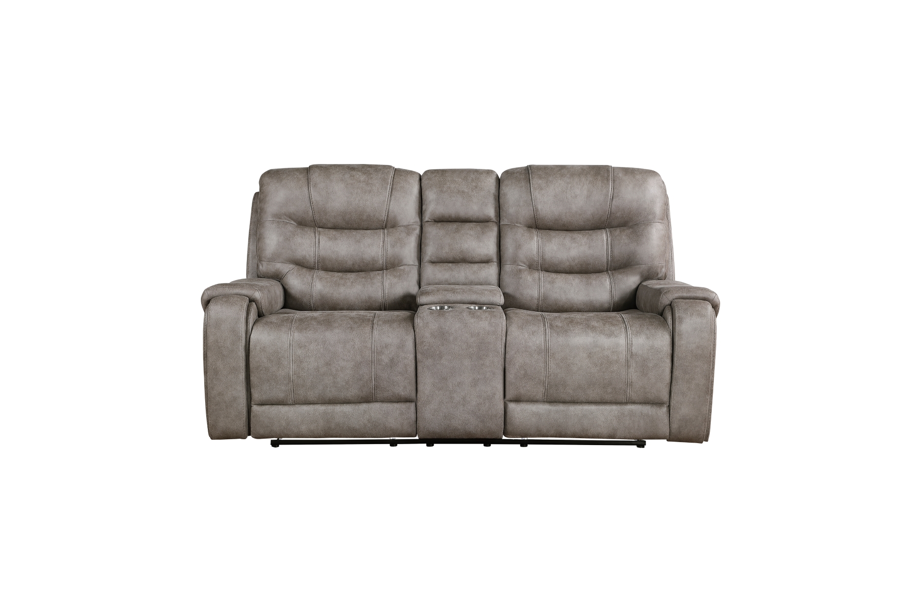9634GBR Oberon Grayish Brown Reclining Sofa Set