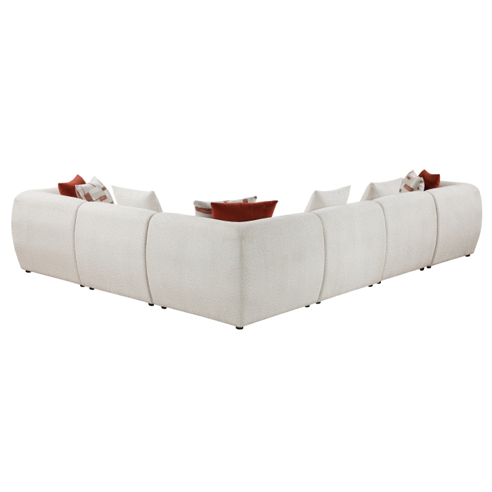 9669CN*63CR3AC Franz Beige 6-Piece Modular Sectional