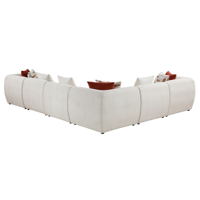 9669CN*63CR3AC Franz Beige 6-Piece Modular Sectional
