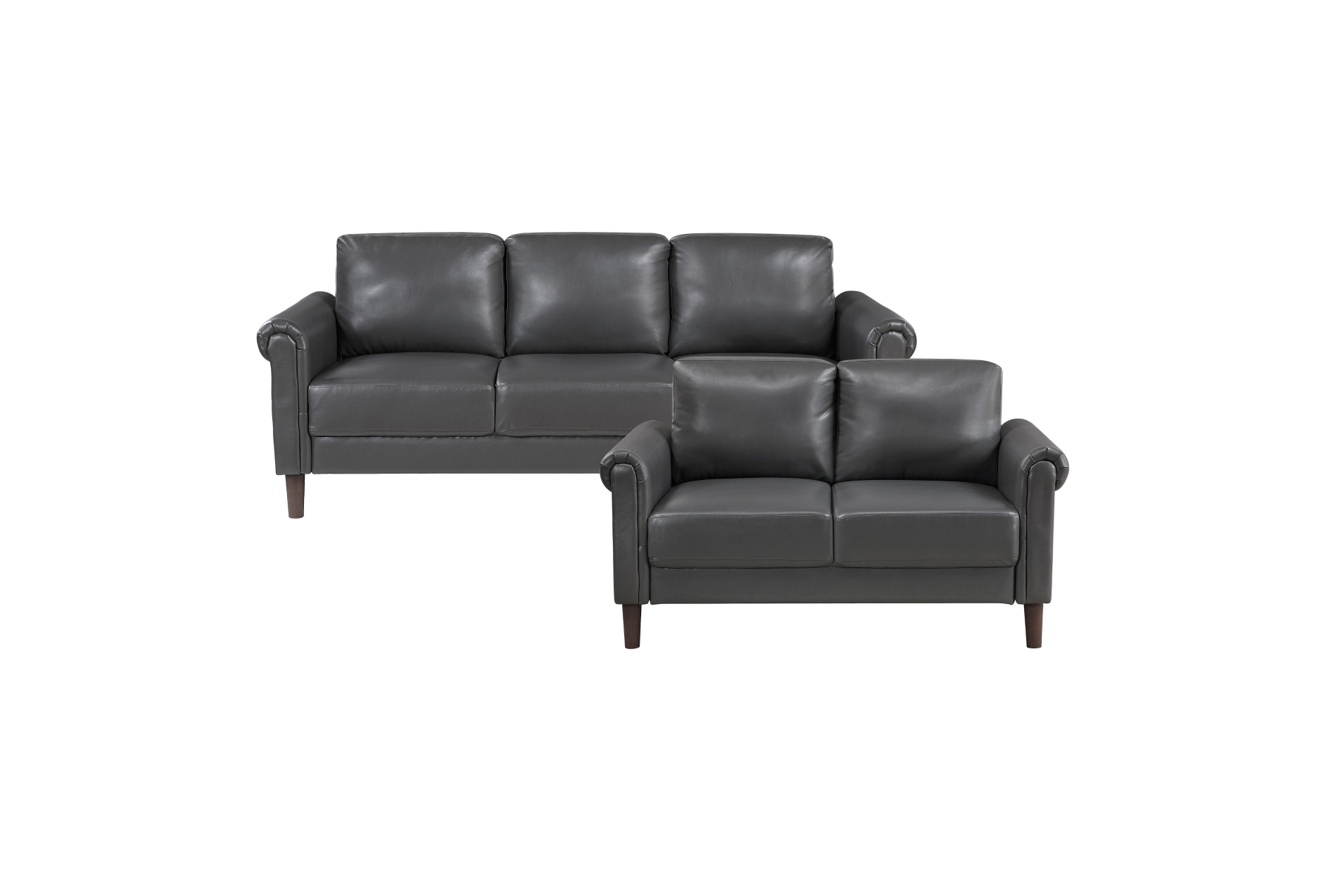 9690DGY Hector Dark Gray Sofa Set